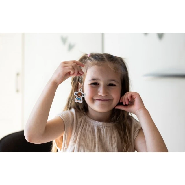 Make a Pippi Longstocking Shrink Plastic Keychain