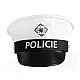 Policeman Theatrical Set - Hat, Baton and Whistle - White