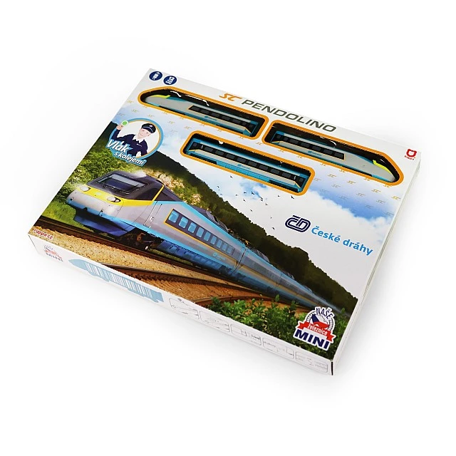 Mini Pendolino battery-powered train set