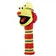 Puppet theater doll Sock Monster Fireman Flint 38 cm.