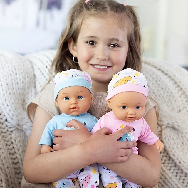 Twin dolls Max and Mia 33 cm.
