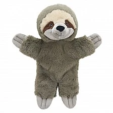 Puppet theater doll Sloth with full body 32 cm.