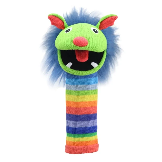 Puppet theater doll Sock Monster Rainbow 38 cm.