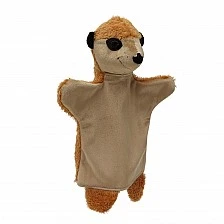 Meerkat theater puppet 27 cm.