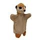 Meerkat theater puppet 27 cm.