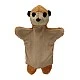 Meerkat theater puppet 27 cm.