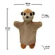 Meerkat theater puppet 27 cm.