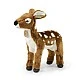 Plush Deer standing 30 cm. Eco Friends series