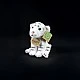 Plush White Tiger Sitting 15 cm.