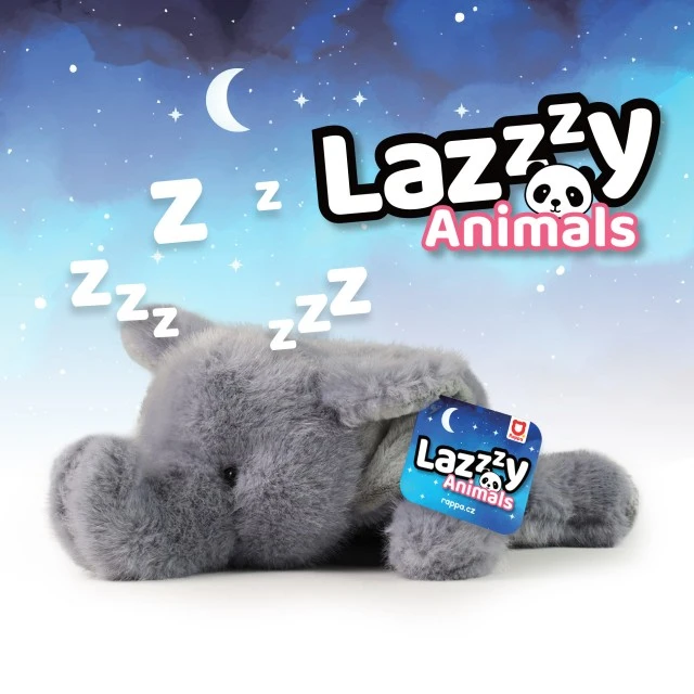Плюшено Слонче 29 см. лежащо серия LazyAnimals