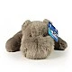 Plush Hippopotamus 29 cm. lying down LazyAnimals series