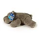 Plush Hippopotamus 29 cm. lying down LazyAnimals series