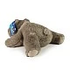 Plush Hippopotamus 29 cm. lying down LazyAnimals series