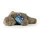 Plush Hippopotamus 29 cm. lying down LazyAnimals series