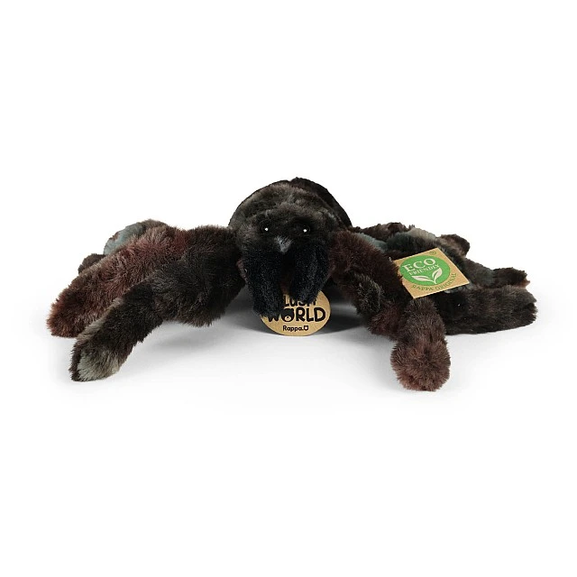 Plush toy Black Spider 20 cm. PLUSH WORLD series
