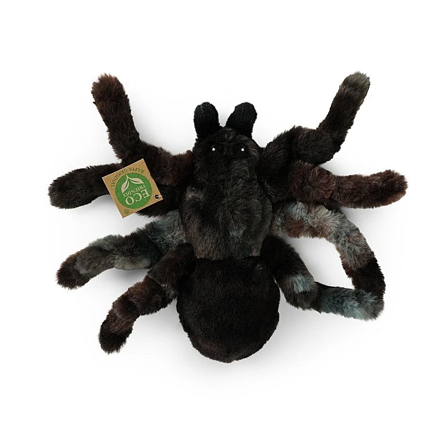 Plush toy Black Spider 20 cm. PLUSH WORLD series