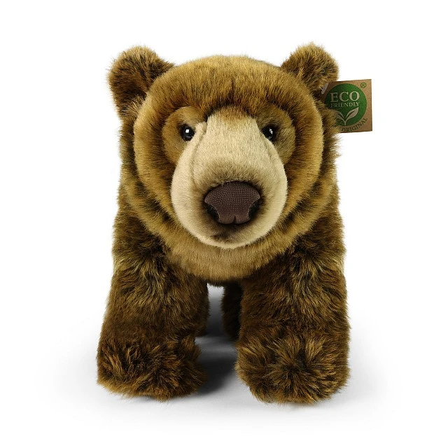 Plush Brown Bear Sitting 47 cm. Eco Friends Series