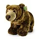 Plush Brown Bear Sitting 47 cm. Eco Friends Series