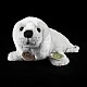 Plush White Seal 32 cm.
