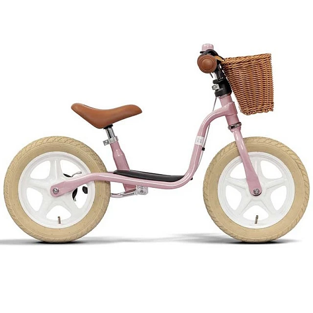 Баланс колело с кошничка PUKY LR 1L CLASSIC в ретро розов цвят