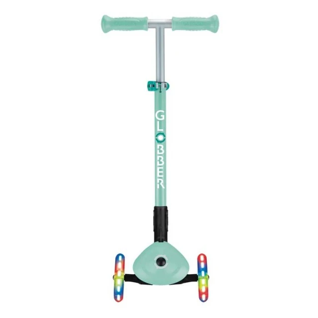Folding scooter GLOBBER PRIMO FOLDABLE LIGHTS - mint green
