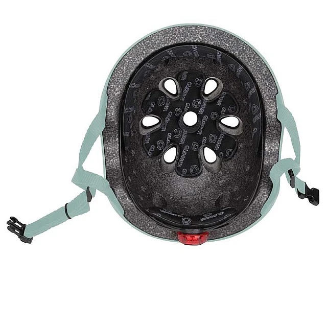Детска каска за колело и тротинетка Globber Primo Lights XS/S (48-53CM) - зелена
