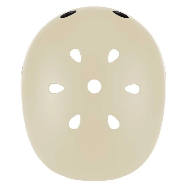 Детска каска за колело и тротинетка Globber Primo Lights XS/S (48-53CM) - бежова