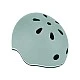 Globber Go Up Lights Kids Scooter Helmet, XXS/XS (45-51cm) - Green