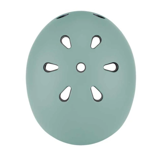 Globber Go Up Lights Kids Scooter Helmet, XXS/XS (45-51cm) - Green