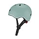 Globber Go Up Lights Kids Scooter Helmet, XXS/XS (45-51cm) - Green