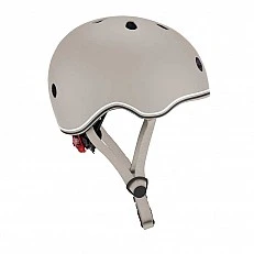 Globber Go Up Lights Kids Scooter Helmet, XXS/XS (45-51cm) - Gray