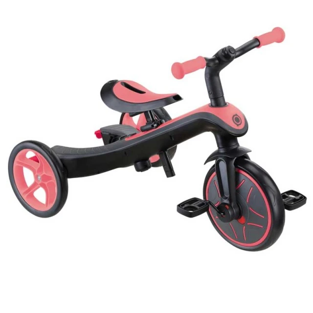 4 in 1 GLOBBER EXPLORER TRIKE tricycle with canopy - pink