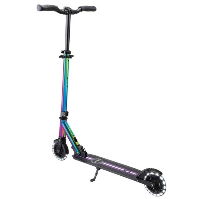 Aluminum children’s scooter GLOBBER FLOW ELEMENT LIGHTS - neochrome