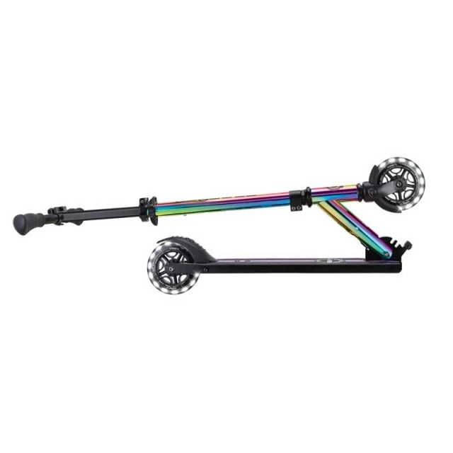 Aluminum children’s scooter GLOBBER FLOW ELEMENT LIGHTS - neochrome