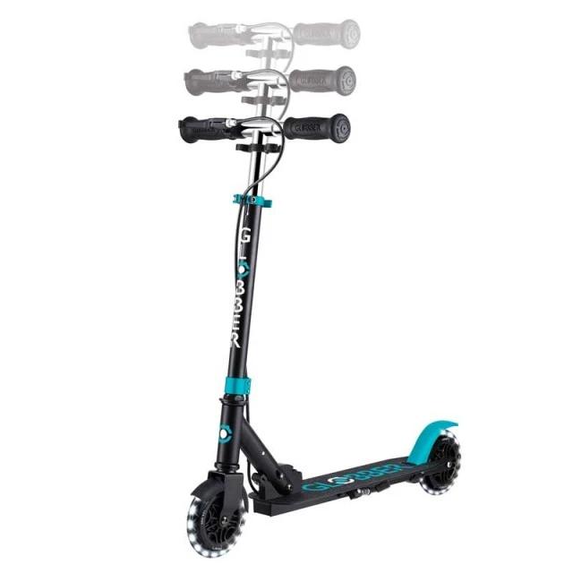 Тротинетка с ръчна спирачка FLOW ELEMENT JUNIOR LIGHTS, черна-синя