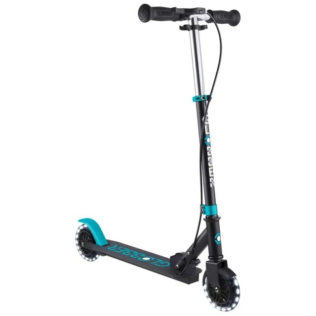 Тротинетка с ръчна спирачка FLOW ELEMENT JUNIOR LIGHTS, черна-синя