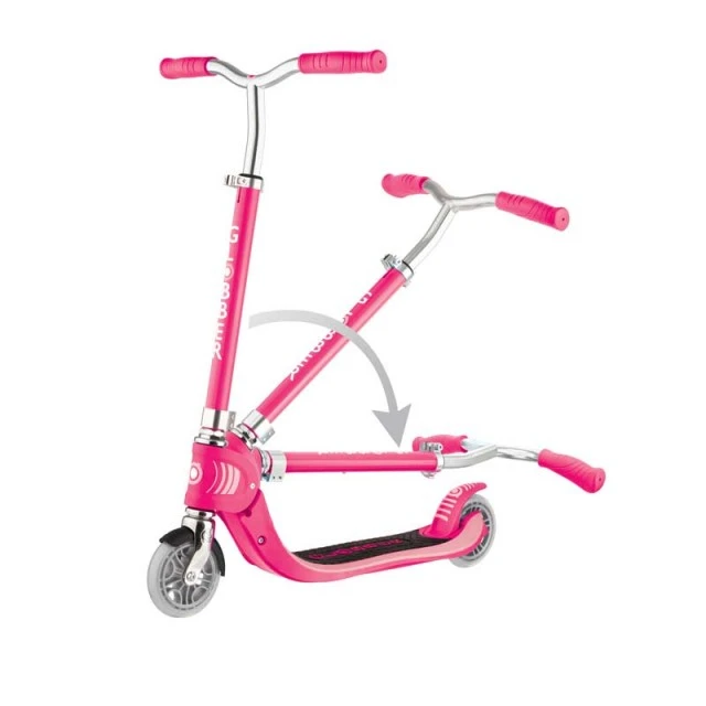 Folding children’s scooter FLOW FOLDABLE 125, pink