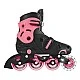 Children's roller skates with light-up wheels Globber, size 34-37, pink