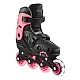 Children's roller skates with light-up wheels Globber, size 34-37, pink