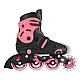 Children's roller skates with light-up wheels Globber, size 34-37, pink