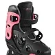 Children's roller skates with light-up wheels Globber, size 34-37, pink