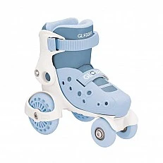 Children's roller skates Globber, size 26-29, pastel blue
