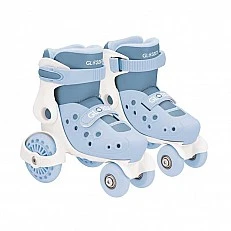 Children's roller skates Globber, size 26-29, pastel blue