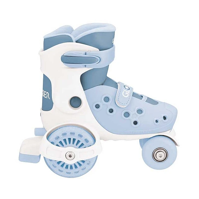 Children's roller skates Globber, size 26-29, pastel blue