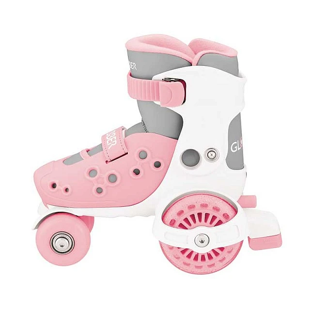 Children's roller skates Globber, size 26-26, pastel pink