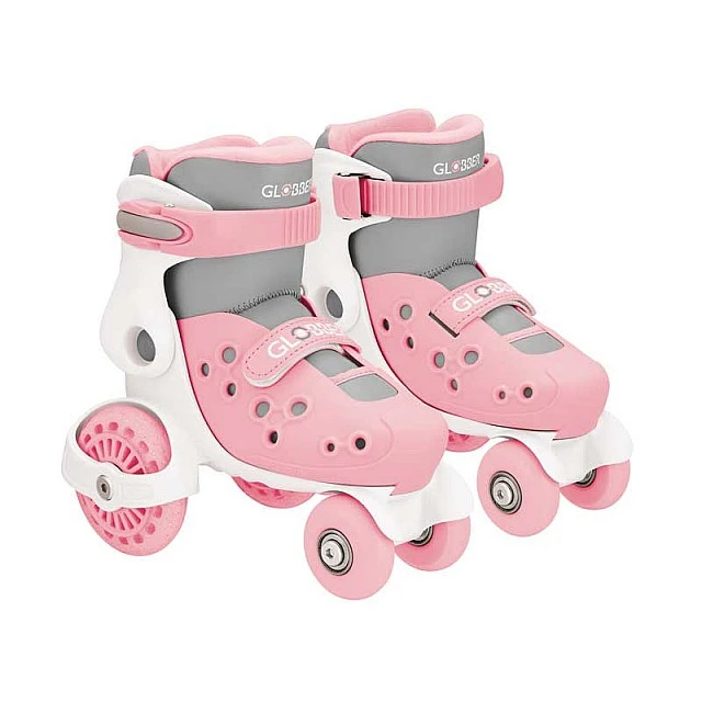 Children's roller skates Globber, size 26-26, pastel pink