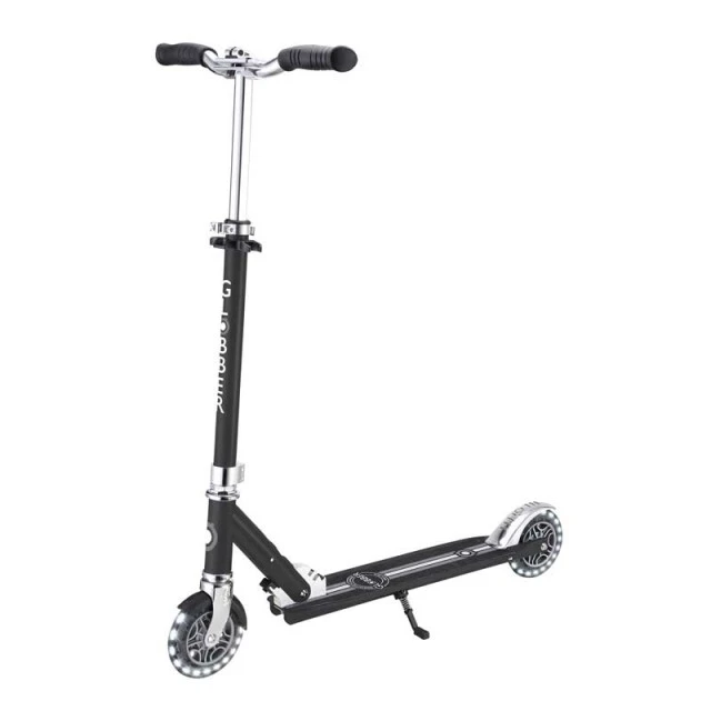 Aluminum children’s scooter GLOBBER FLOW ELEMENT LIGHTS - black