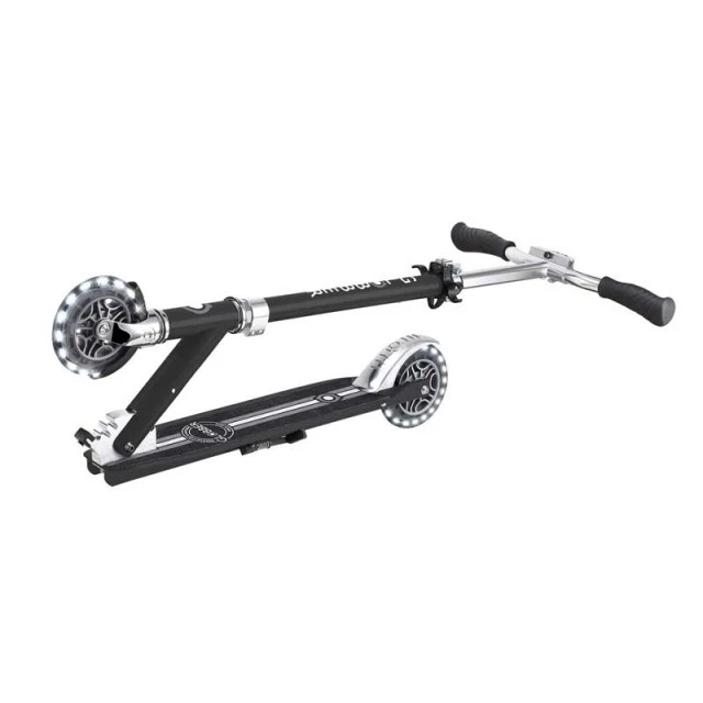 Aluminum children’s scooter GLOBBER FLOW ELEMENT LIGHTS - black