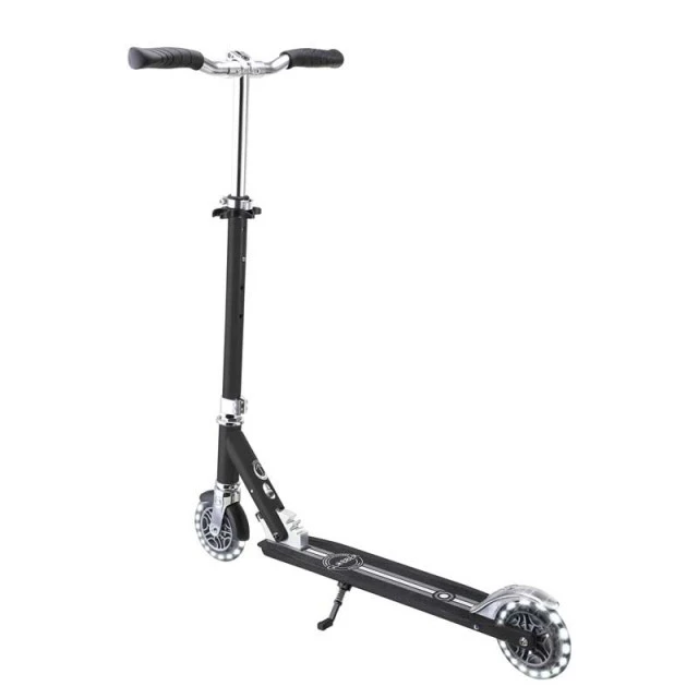 Aluminum children’s scooter GLOBBER FLOW ELEMENT LIGHTS - black