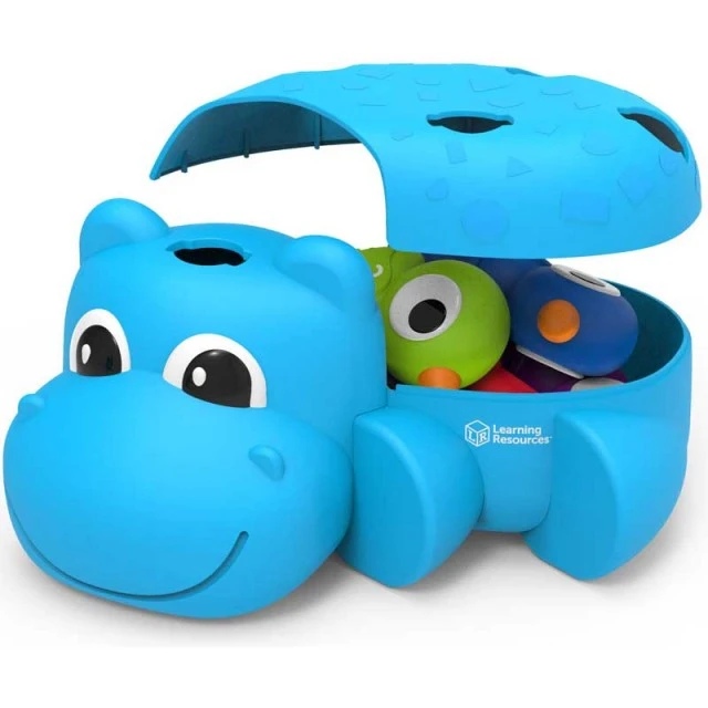 Baby toy for fine motor skills - Huey the hippopotamus